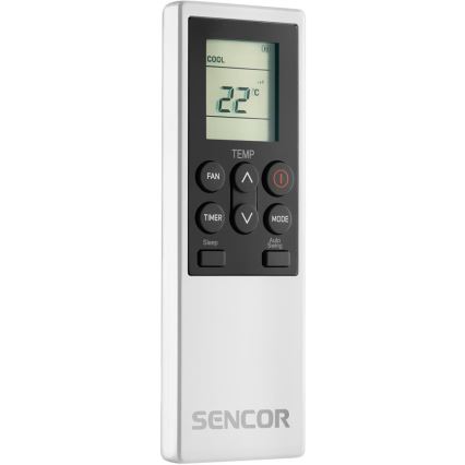 Sencor - Смарт мобилен климатик 4 в 1 с пълен комплект аксесоари 1700W/230V 12000 BTU Wi-Fi бял + дистанционно управление