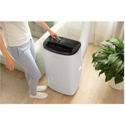 Sencor - Смарт преносим климатик 4 в 1 с пълен комплект аксесоари 1750W/230V 18000 BTU Wi-Fi бял + дистанционно управление