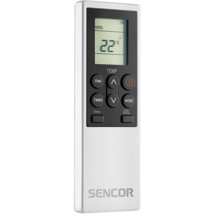 Sencor - Смарт преносим климатик 4 в 1 с пълен комплект аксесоари 1750W/230V 18000 BTU Wi-Fi бял + дистанционно управление