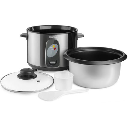 Sencor - Уред за ориз 500W/230V 1,5 л неръждаема стомана