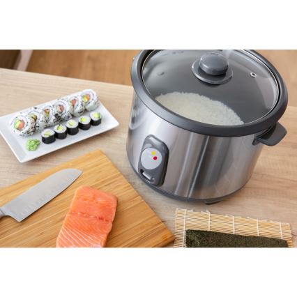 Sencor - Уред за приготвяне на ориз 1000W/230V 2,8 л неръждаема стомана
