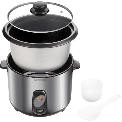 Sencor - Уред за приготвяне на ориз 1000W/230V 2,8 л неръждаема стомана