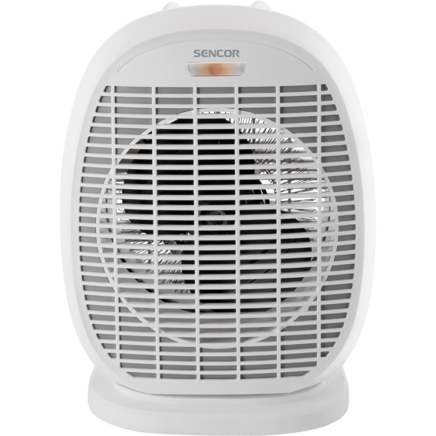 Sencor - Вентилатор с нагревателен елемент 1200/2000W/230V бял/сив