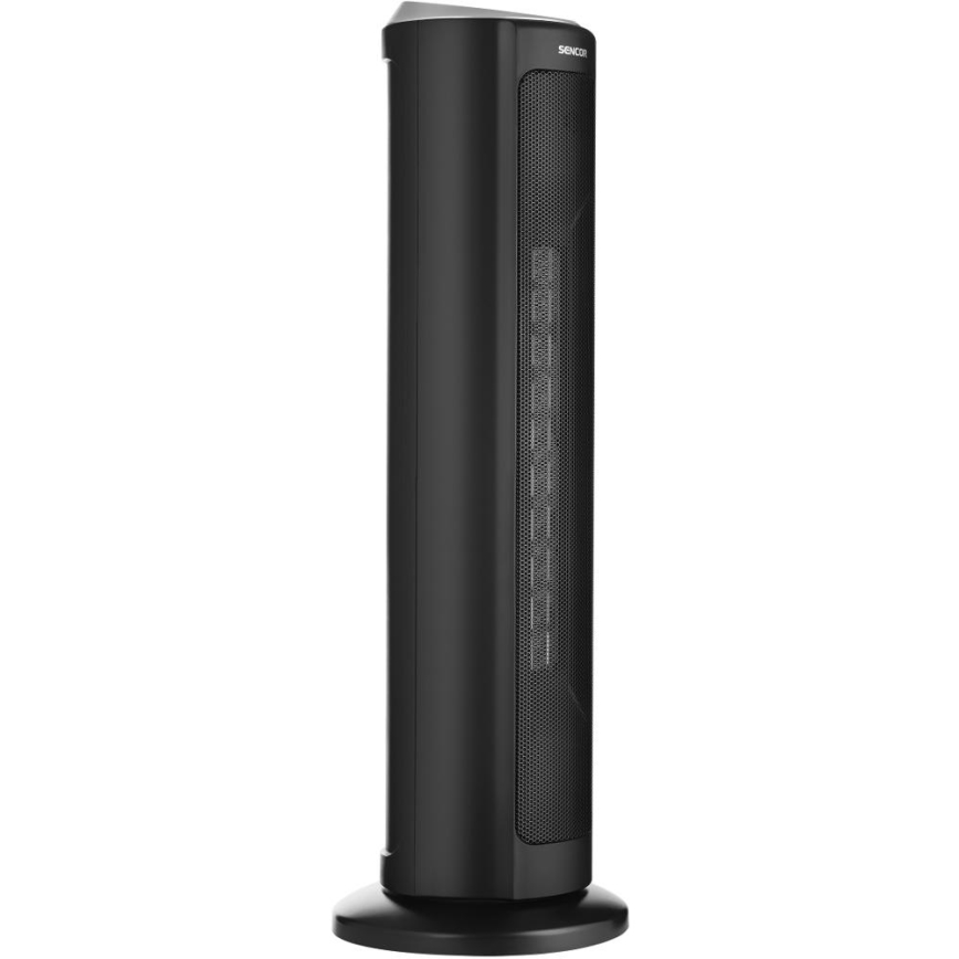 Sencor - Вентилатор с керамичен нагревател 1300/2200W/230V черен + дистанционно управление