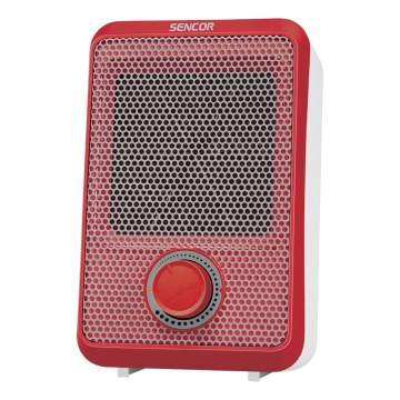 Sencor - Вентилаторен нагревател 600W/230V червен/бял
