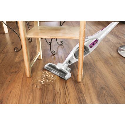 Sencor - Вертикална прахосмукачка с въртяща електрическа четка 2в1 110W/14,8V 2200 mAh бяла