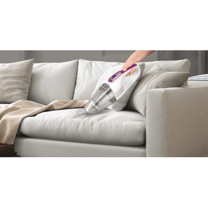 Sencor - Вертикална прахосмукачка с въртяща електрическа четка 2в1 110W/14,8V 2200 mAh бяла