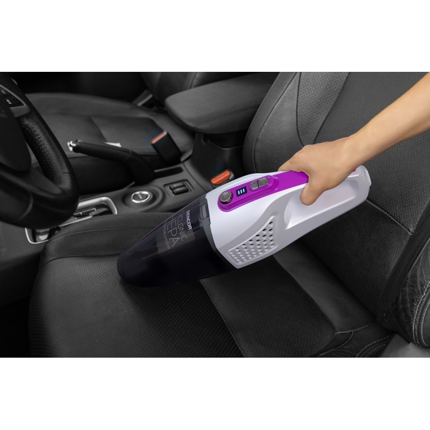 Sencor - Вертикална прахосмукачка с въртяща електрическа четка 2в1 110W/14,8V 2200 mAh бяла