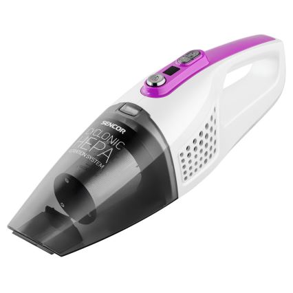 Sencor - Вертикална прахосмукачка с въртяща електрическа четка 2в1 110W/14,8V 2200 mAh бяла