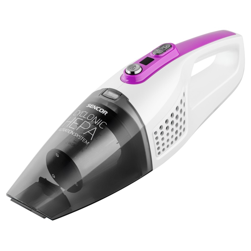 Sencor - Вертикална прахосмукачка с въртяща електрическа четка 2в1 110W/14,8V 2200 mAh бяла