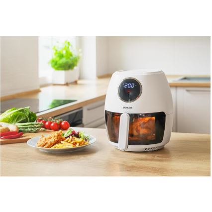 Sencor - Въздушна фритюрница 3,5 л 1300 W/230 V бяла