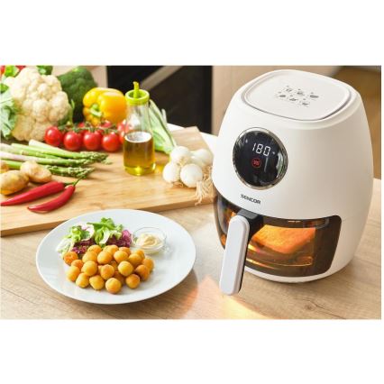 Sencor - Въздушна фритюрница 3,5 л 1300 W/230 V бяла