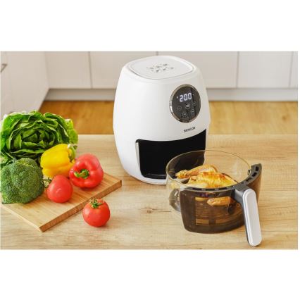 Sencor - Въздушна фритюрница 3,5 л 1300 W/230 V бяла