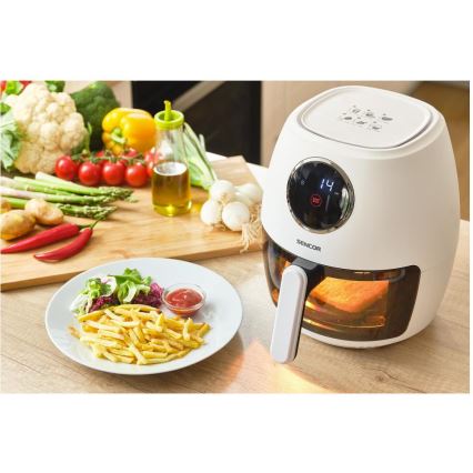 Sencor - Въздушна фритюрница 3,5 л 1300 W/230 V бяла