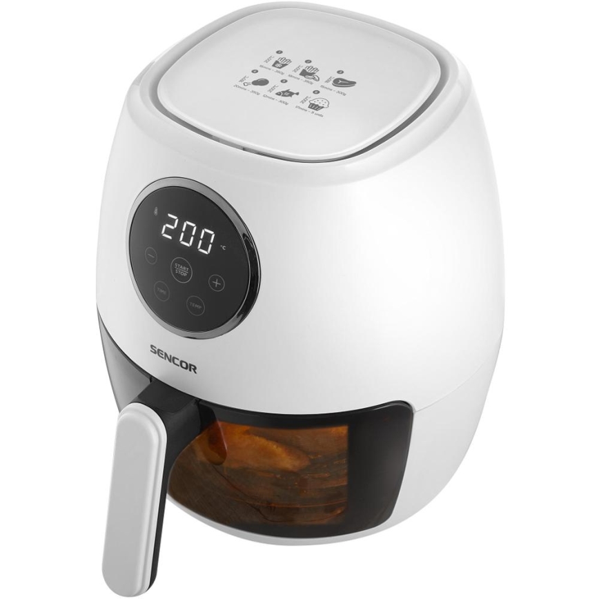 Sencor - Въздушна фритюрница 3,5 л 1300 W/230 V бяла