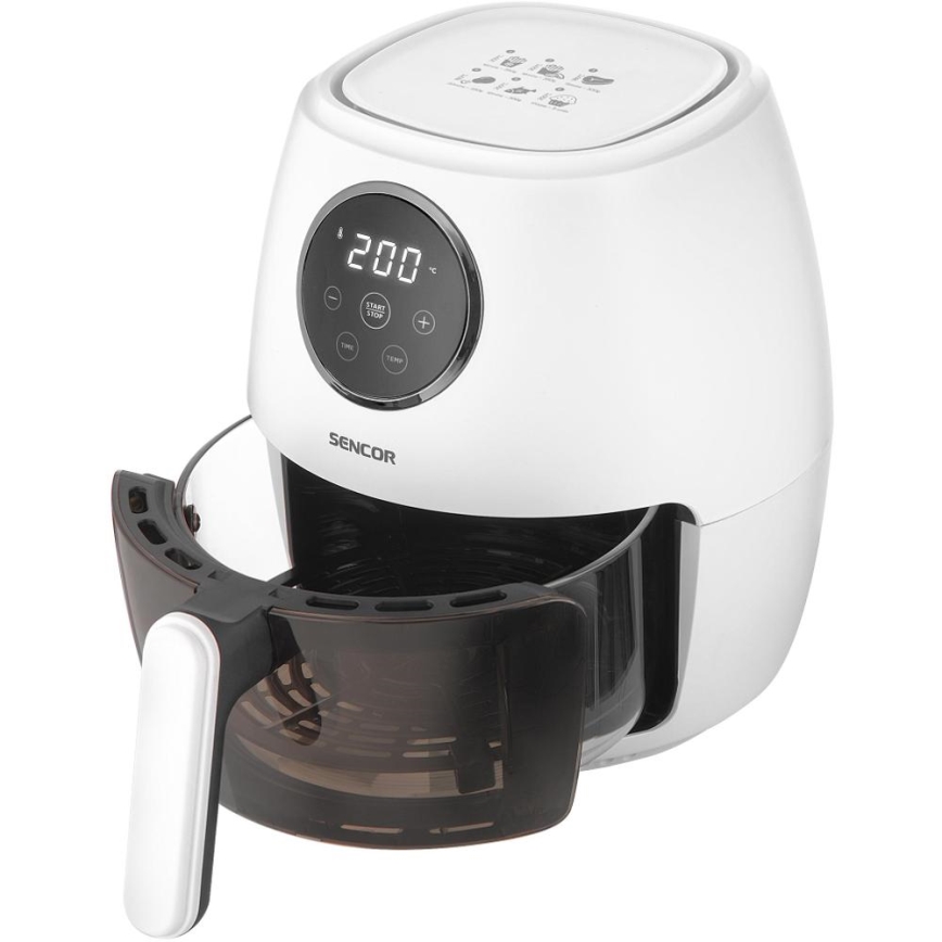 Sencor - Въздушна фритюрница 3,5 л 1300 W/230 V бяла