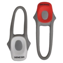 Sencor - К-кт 2 бр. LED фенерче за колело LED/0,2W/2xCR2025 IP42