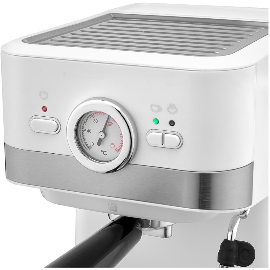 Sencor - Кафемашина с лост espresso 1050W/230V бял/матов хром