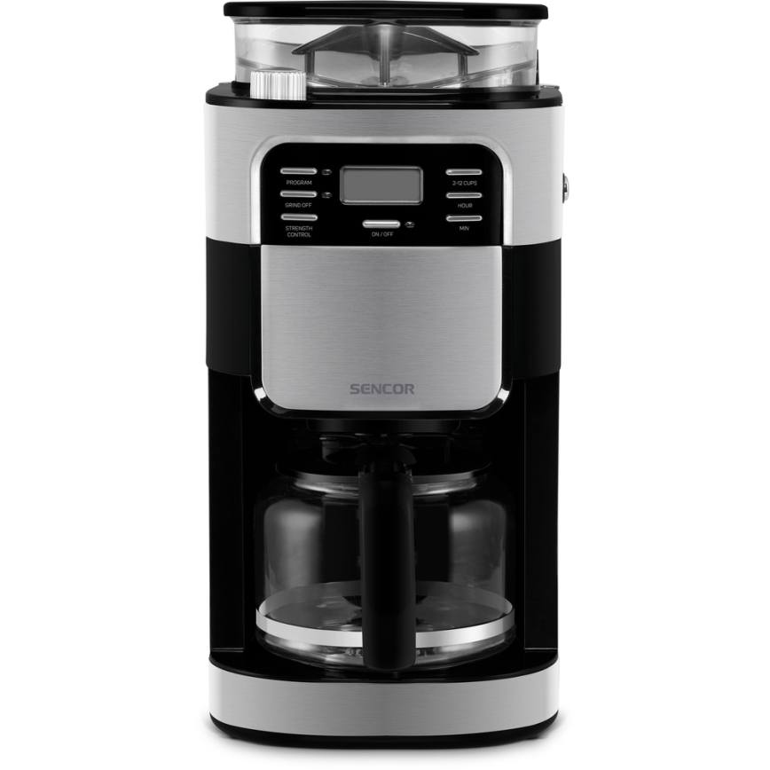 Sencor - Кафемашина с капково напояване 1,5 l с LCD дисплей 900W/230V