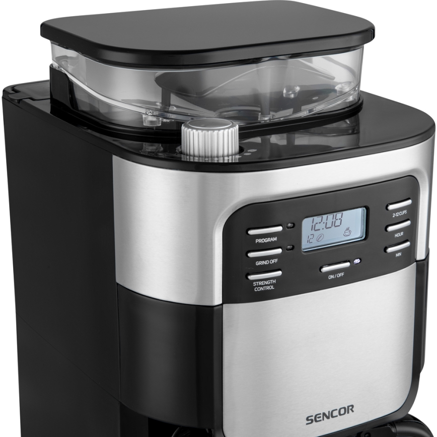 Sencor - Кафемашина с капково напояване 1,5 l с LCD дисплей 900W/230V