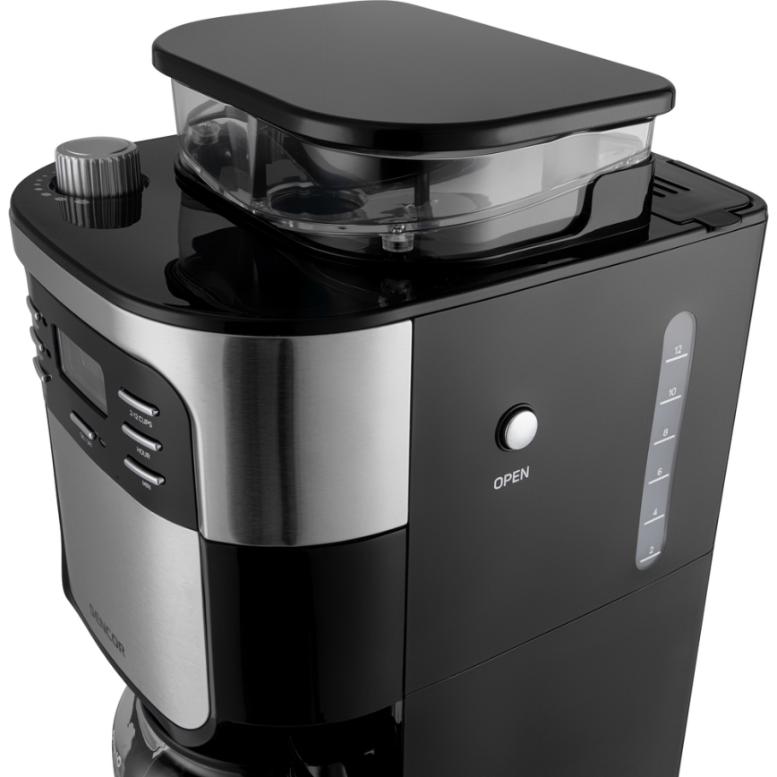 Sencor - Кафемашина с капково напояване 1,5 l с LCD дисплей 900W/230V