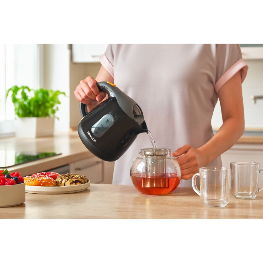 Sencor - Кана 1 л 1100W/230V черен/сив