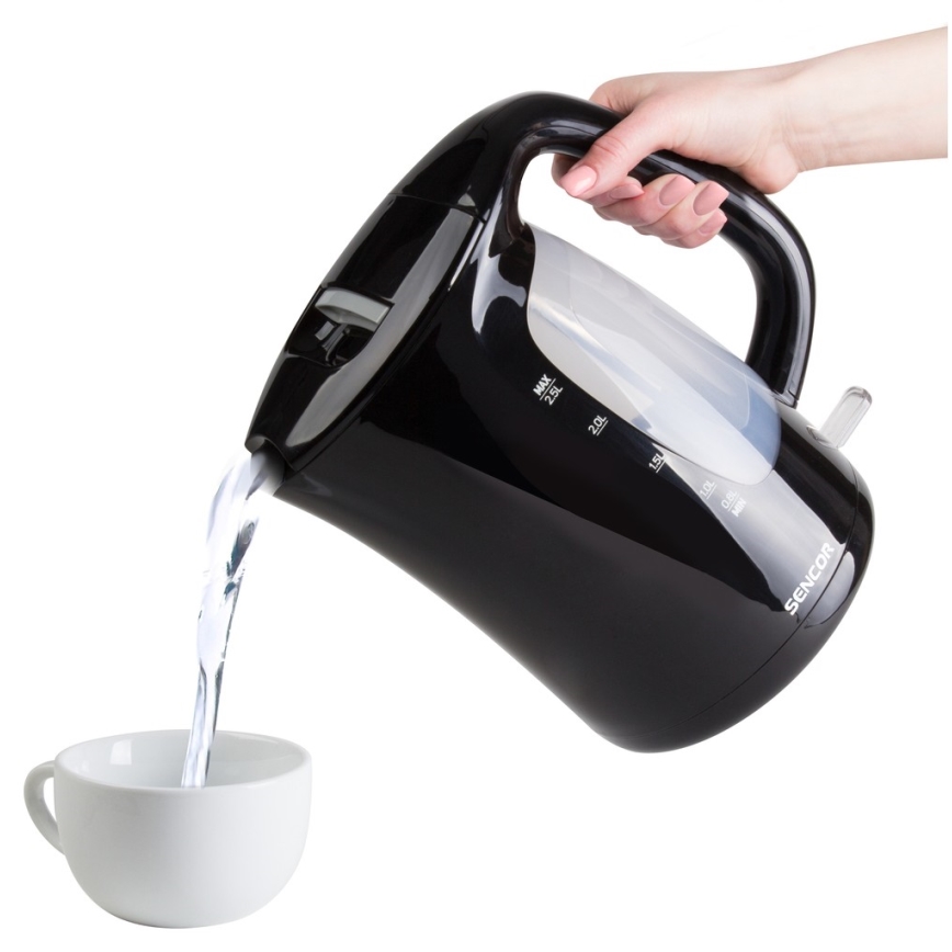 Sencor - Кана 2,5 л 2200W/230V черна