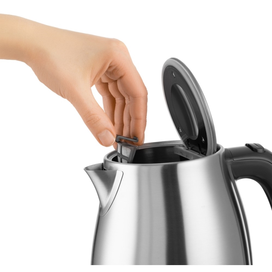 Sencor - Кана с терморегулация 1,7 л 2200W/230V неръждаема стомана