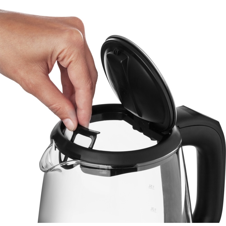 Sencor - Кана с терморегулация и LED подсветка 2 л 2200W/230V