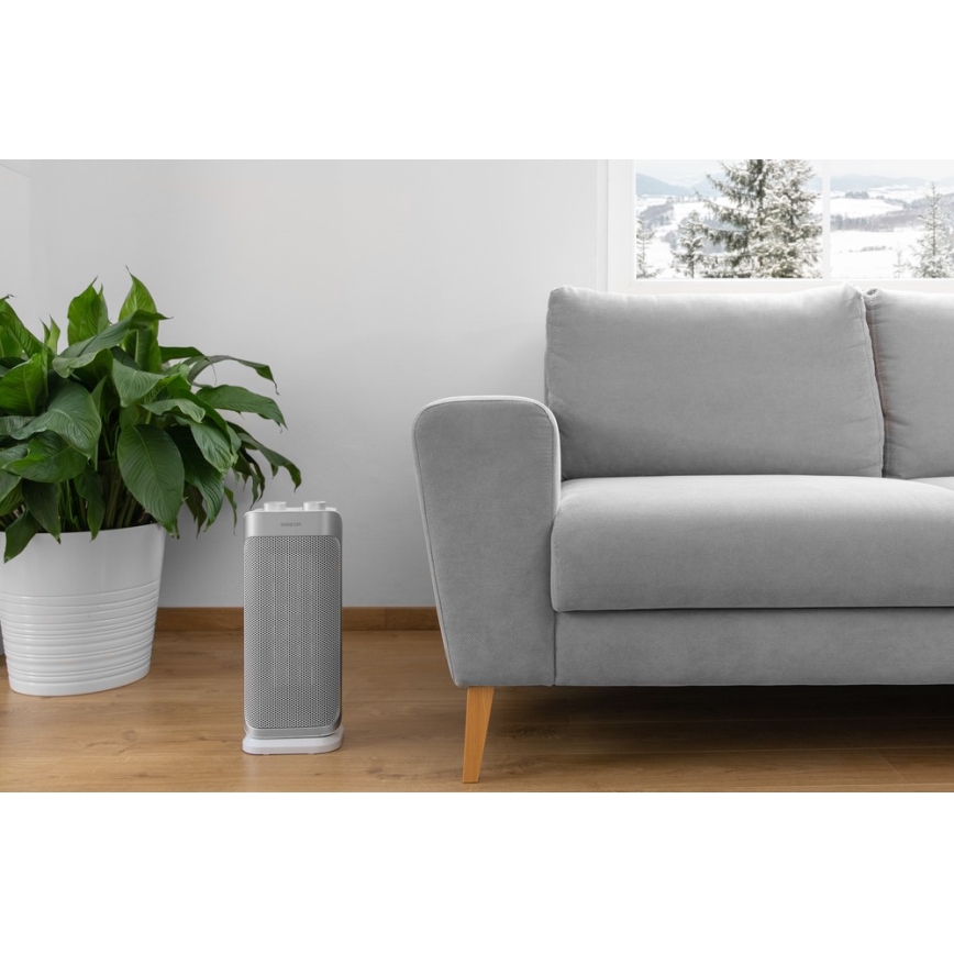 Sencor - Керамичен вентилатор с нагревател и термостат 1000/2000W/230V