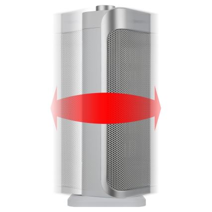 Sencor - Керамичен вентилатор с нагревател и термостат 1000/2000W/230V