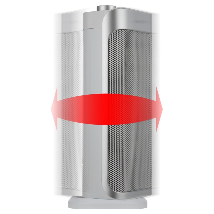 Sencor - Керамичен вентилатор с нагревател и термостат 1000/2000W/230V