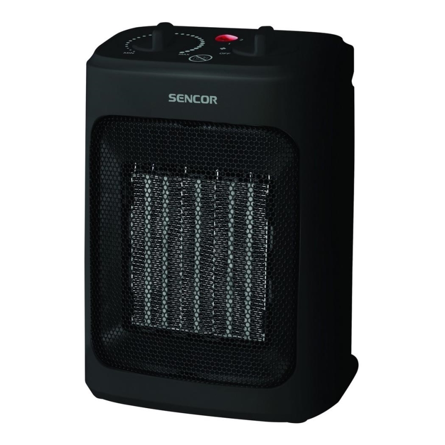 Sencor - Керамична духалка 900/1300/2000W/230V черен