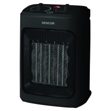 Sencor - Керамична духалка 900/1300/2000W/230V черна