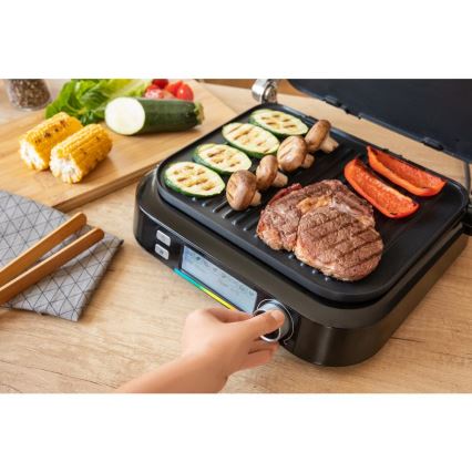 Sencor - Контактен грил 2100W/230V черен