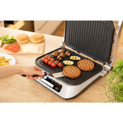 Sencor - Контактен грил 2100W/230V мат хром