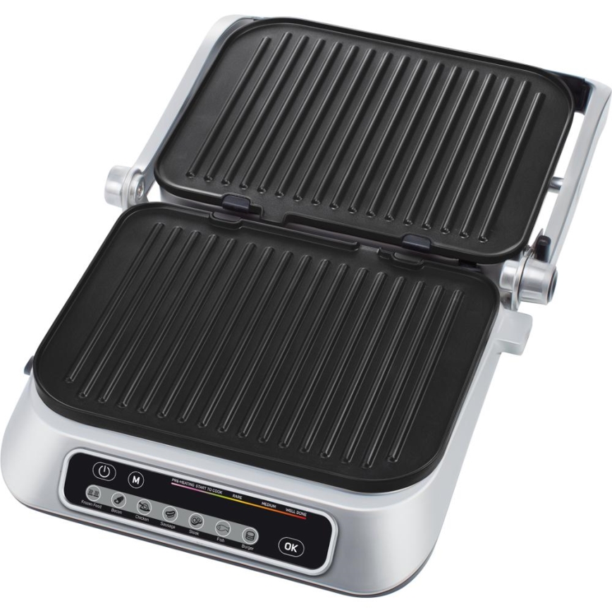 Sencor - Контактен грил 2100W/230V мат хром