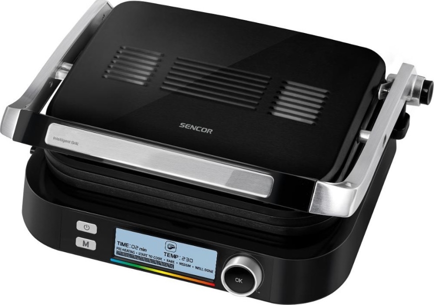 Sencor - Контактен грил 2100W/230V черен