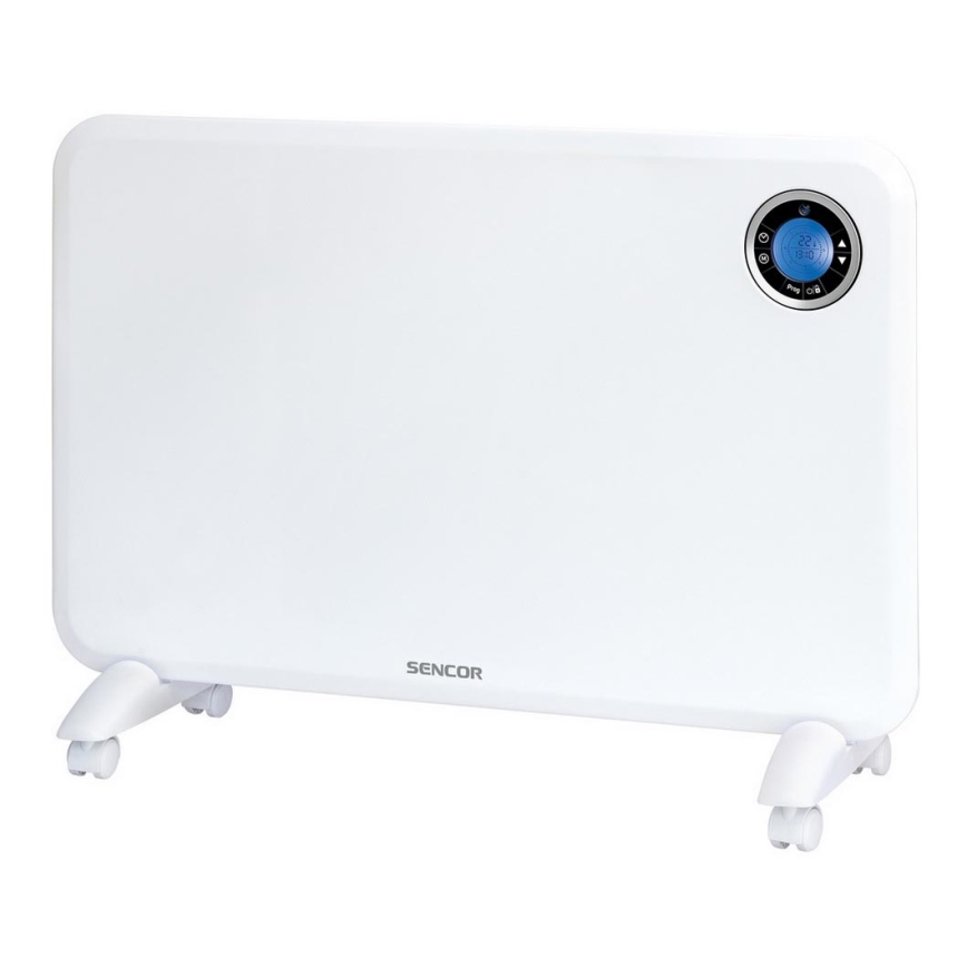 Sencor - Конвекционен нагревател с LCD дисплей и термостат 750W/1500W/230V IP24