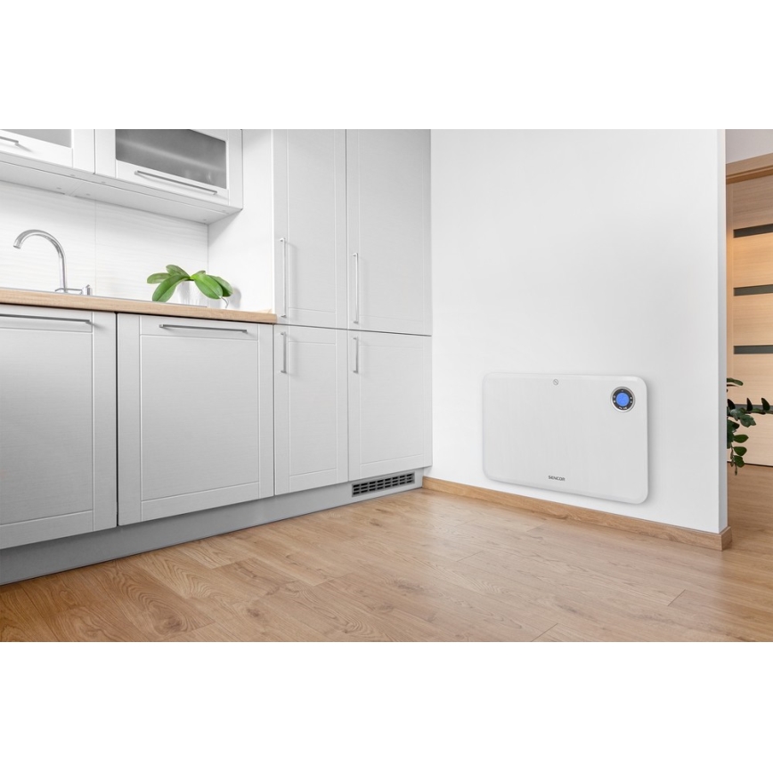 Sencor - Конвекционен нагревател с LCD дисплей и термостат 750W/1500W/230V IP24