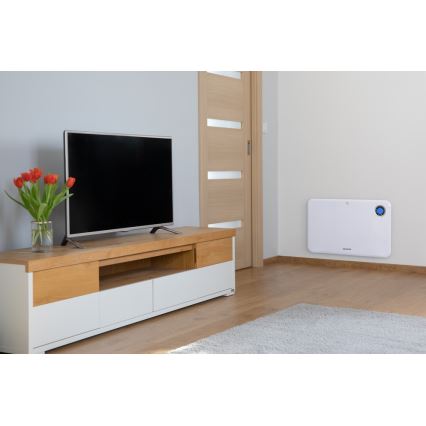 Sencor - Конвекционен нагревател с LCD дисплей и термостат 750W/1500W/230V IP24