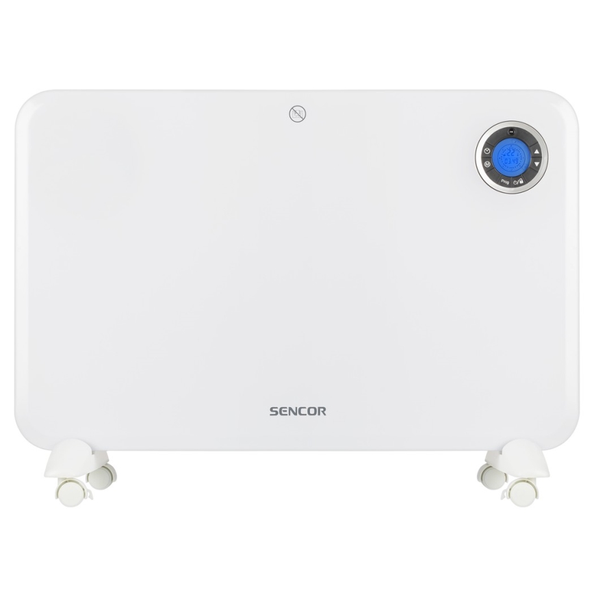 Sencor - Конвекционен нагревател с LCD дисплей и термостат 750W/1500W/230V IP24