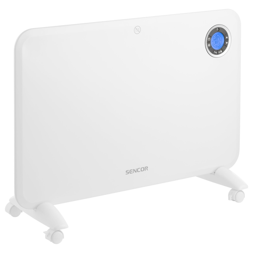 Sencor - Конвекционен нагревател с LCD дисплей и термостат 750W/1500W/230V IP24