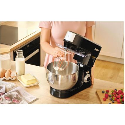 Sencor - Кухненски робот с купа от неръждаема стомана 1000W/230V, черен