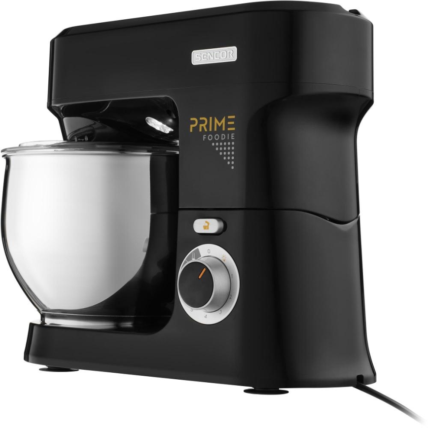 Sencor - Кухненски робот с купа от неръждаема стомана 1000W/230V, черен