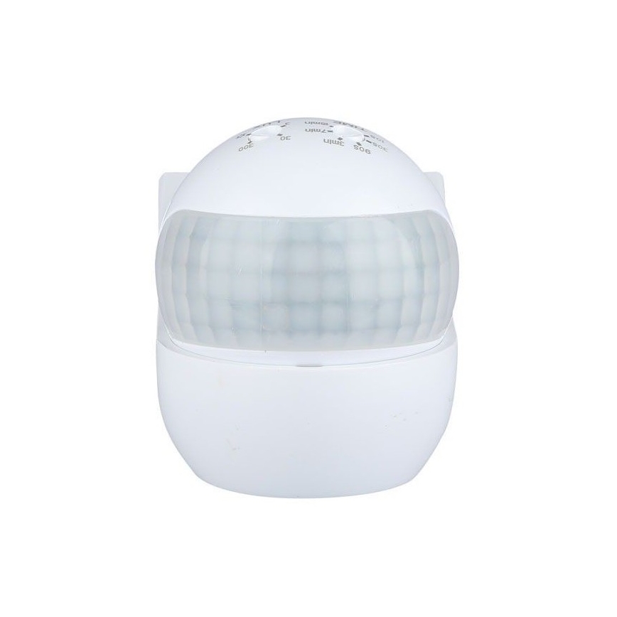 Сензор за движение PIR 180° 800W/230V IP44 бял