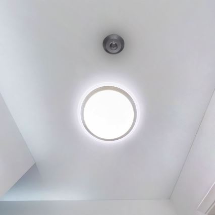 Сензор за движение таван PIR 360° 1000W/230V черен