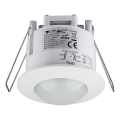 Сензор за движение за вграждане PIR 360° 300W/230V бял