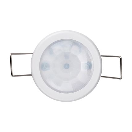 Сензор за движение за вграждане PIR 360° 400W/230V бял
