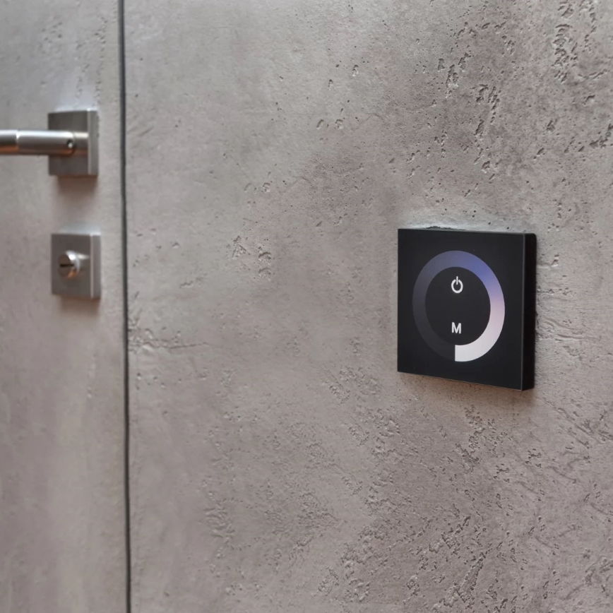 Сензорен превключвател с димер за едноцветни LED ленти 12-24V 4-канален